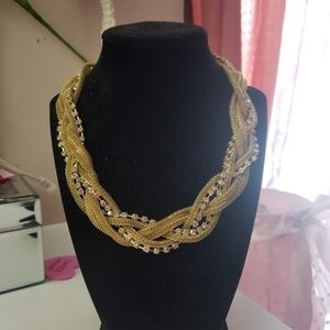 Gold chain necklace